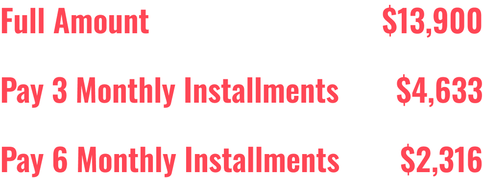 Zero Down Business Pricing